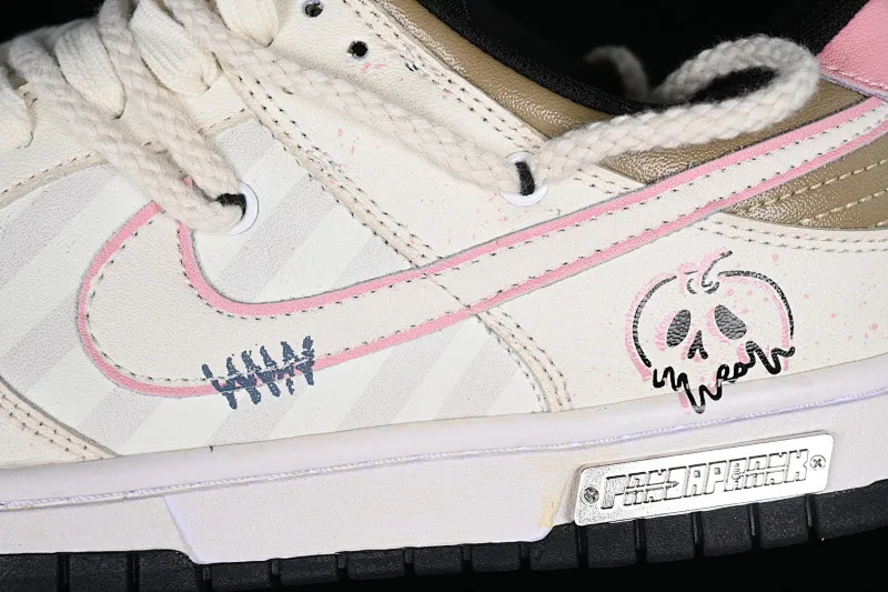 All Categories Nk SB Dunk Series Nk SB Dunk Low Low-top Sneakers Customized Big Box Nk Dunk Low Panda Prank Street Dance Theme-Pink Jumping SB Strappy Low-top Casual Sneakers DD1391-100